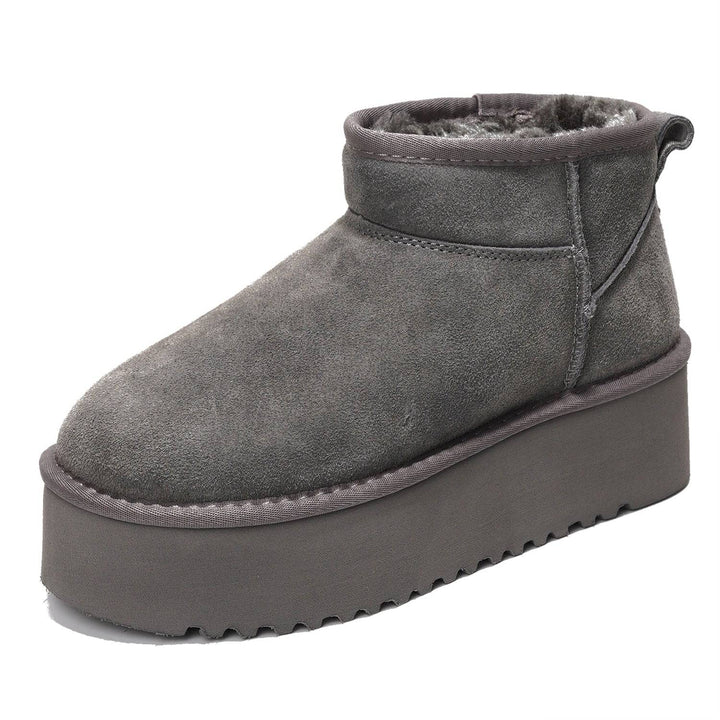 Gray ankle boots - Elma Boutique