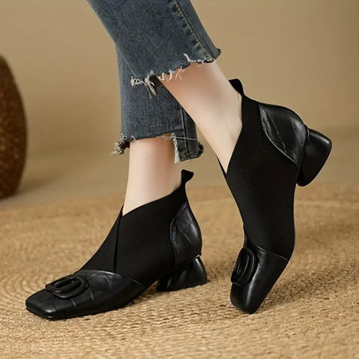 Black ankle boots - Elma Boutique