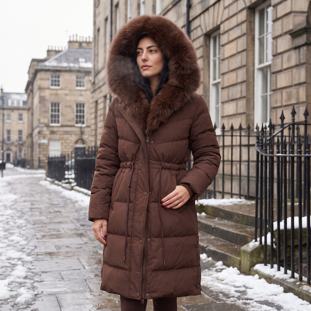 Puffer coat detail - Elma Boutique