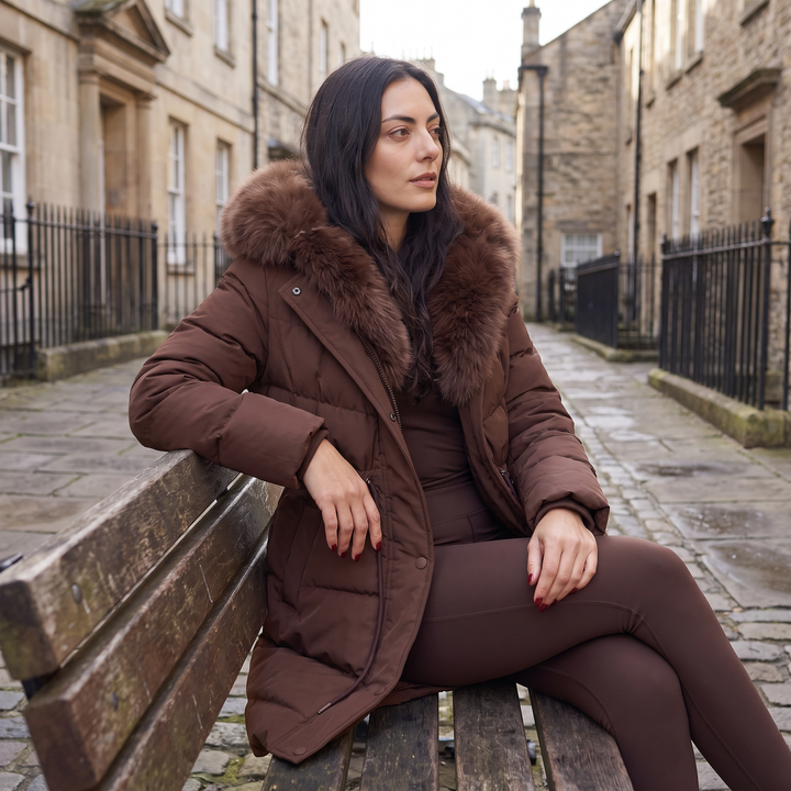 Puffer coat detail - Elma Boutique