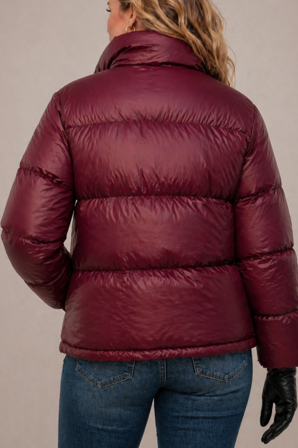Insulated Hooded Puffer Jacket for Women