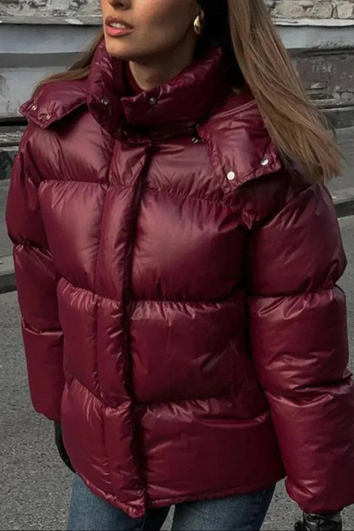 Insulated Hooded Puffer Jacket for Women