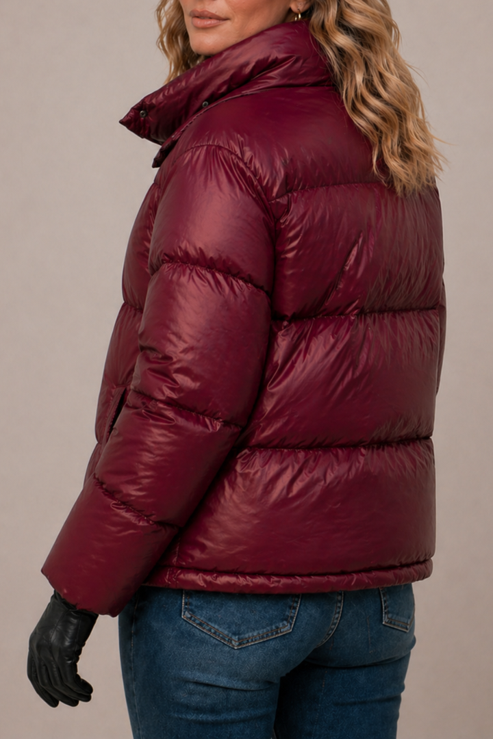 Insulated Hooded Puffer Jacket for Women