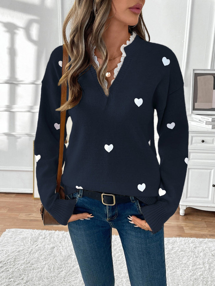 Navy sweater - Elma Boutique