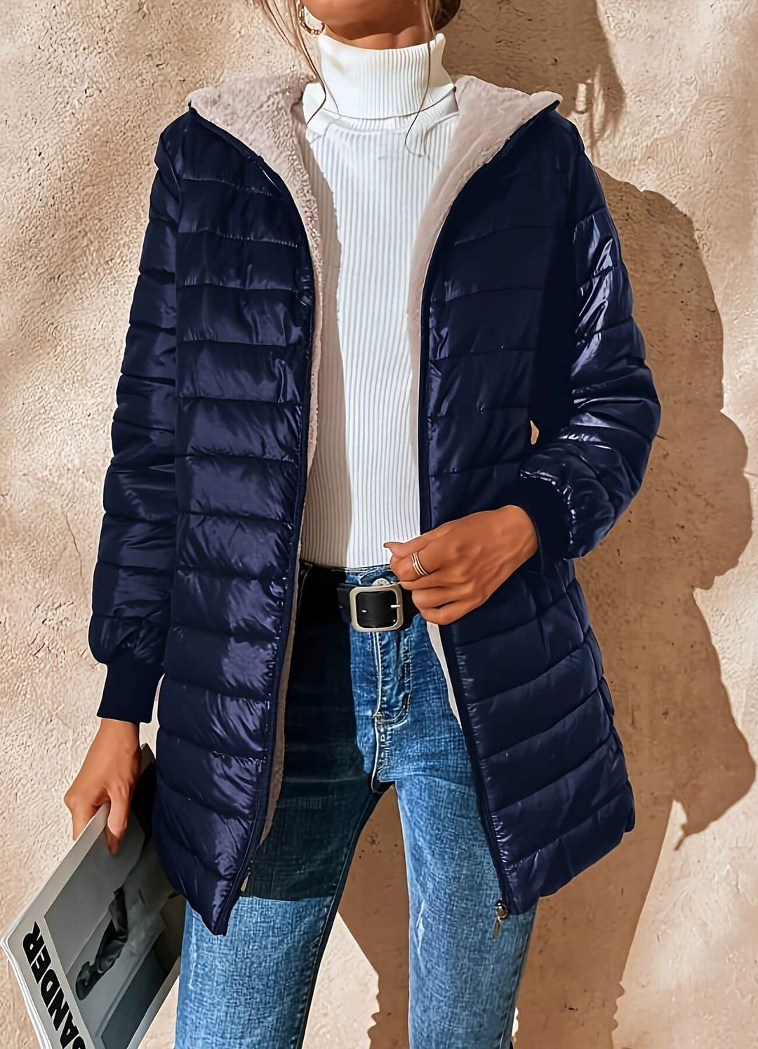 Puffer jacket detail - Elma Boutique