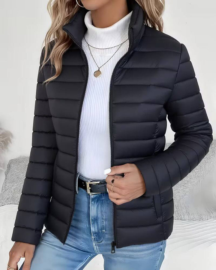 Black puffer jacket - Elma Boutique