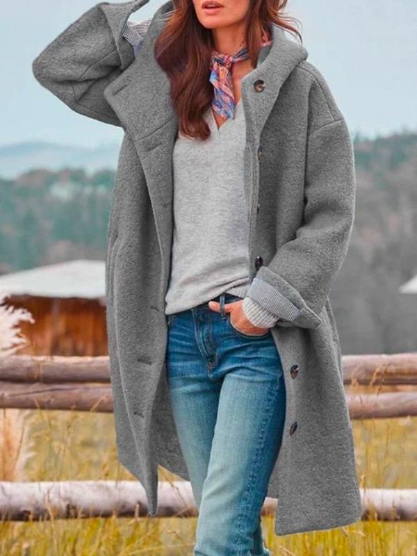 Gray coat - Elma Boutique