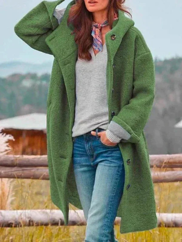 Green coat - Elma Boutique