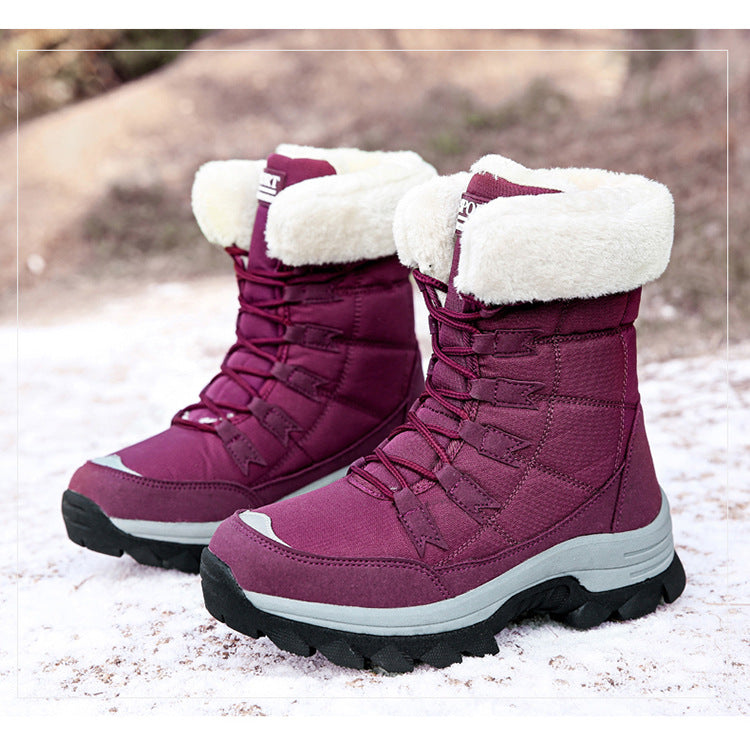 Purple snow boots - Elma Boutique