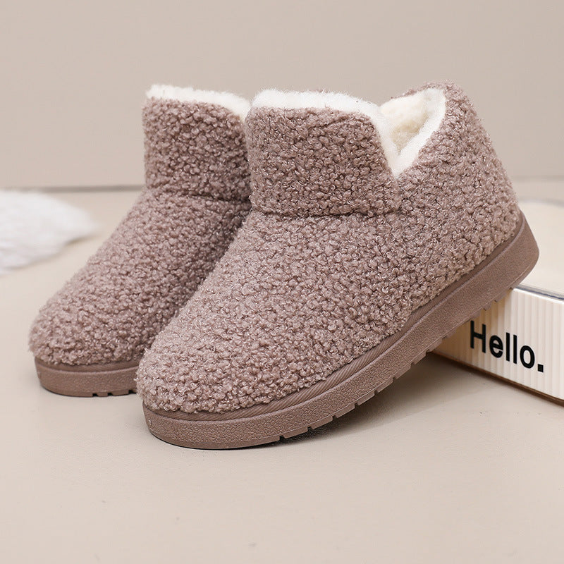 Khaki ankle slippers - Elma Boutique