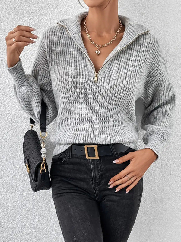 Gray sweater - Elma Boutique