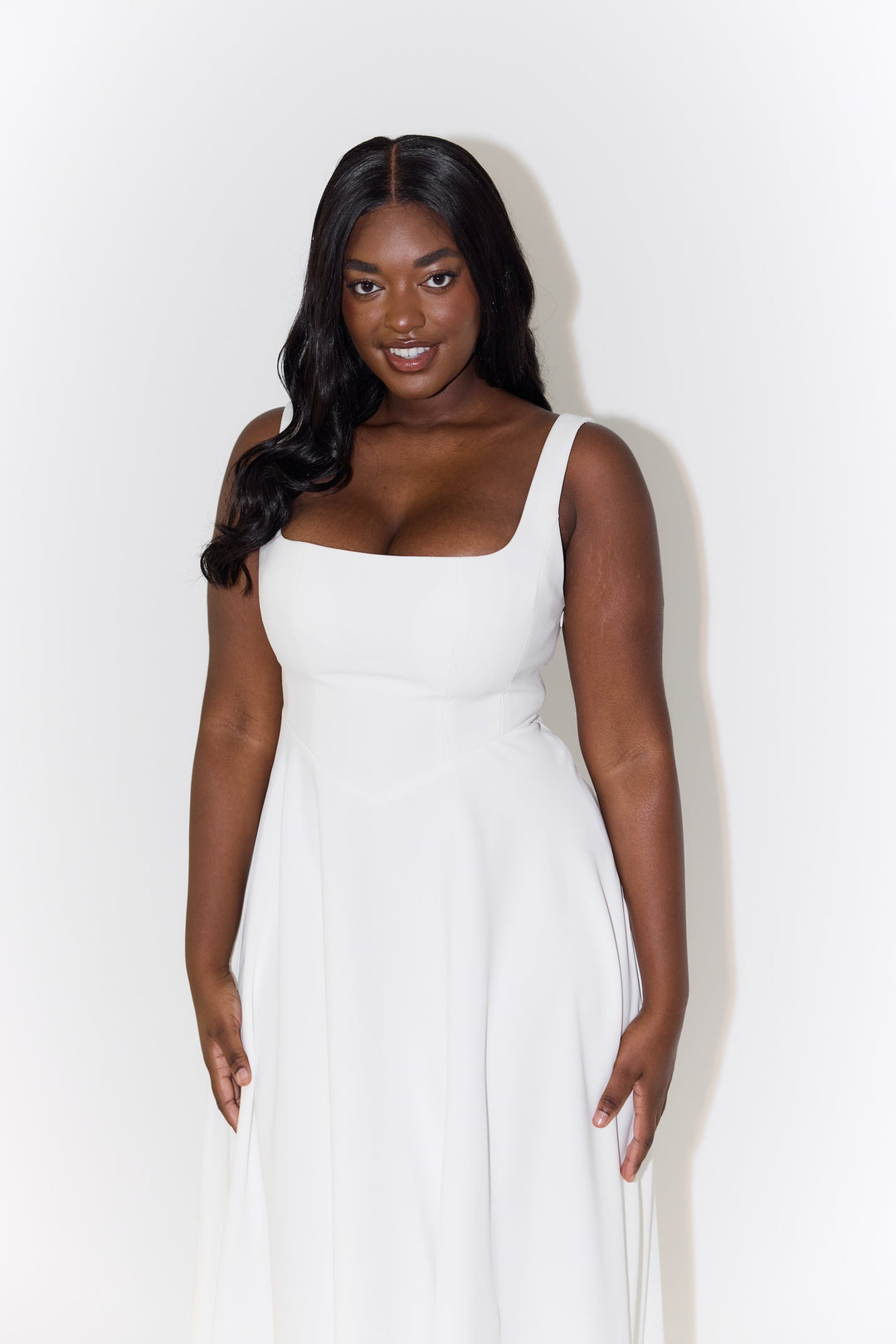 Timeless Flowy Midi Dress detail view