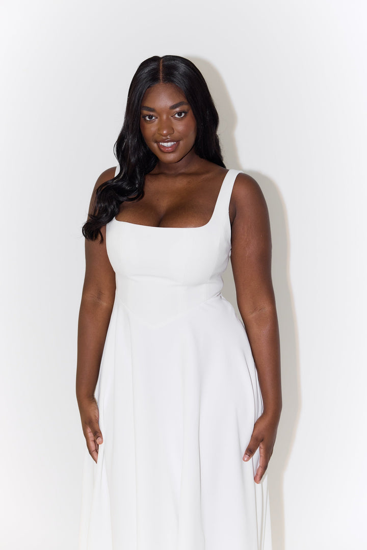 Timeless Flowy Midi Dress detail view