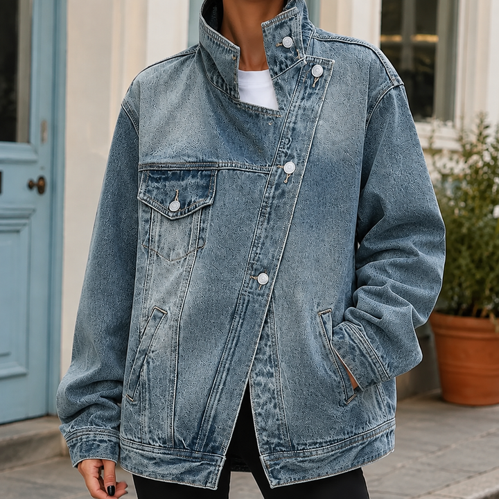 Blue denim jacket - Elma Boutique
