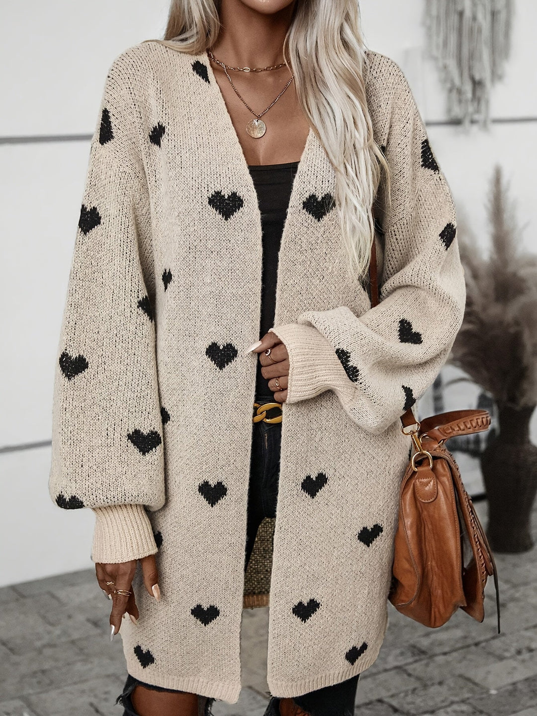 Khaki cardigan - Elma Boutique