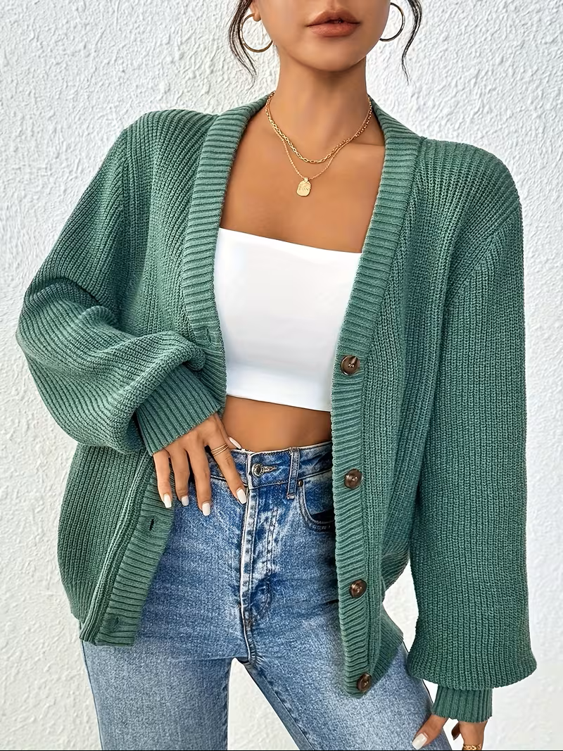Green cardigan - Elma Boutique