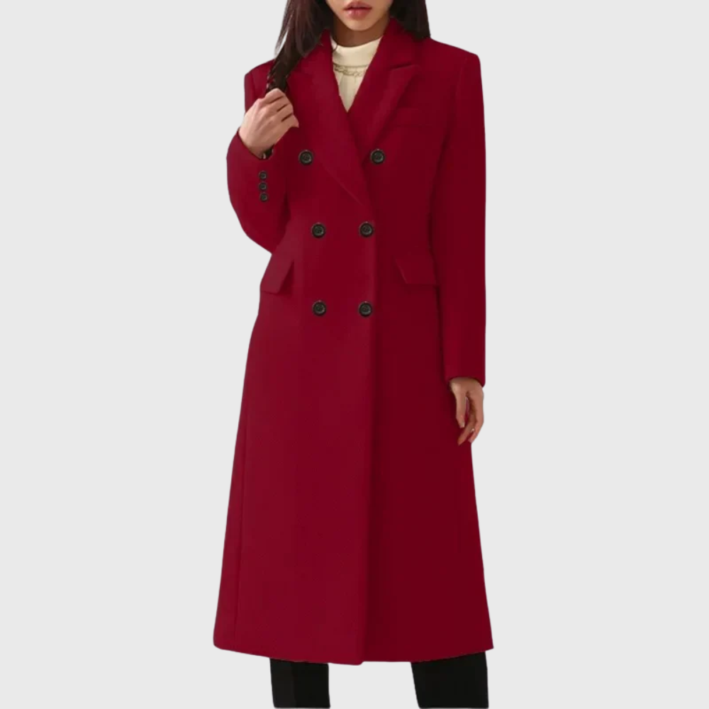 Red coat - Elma Boutique