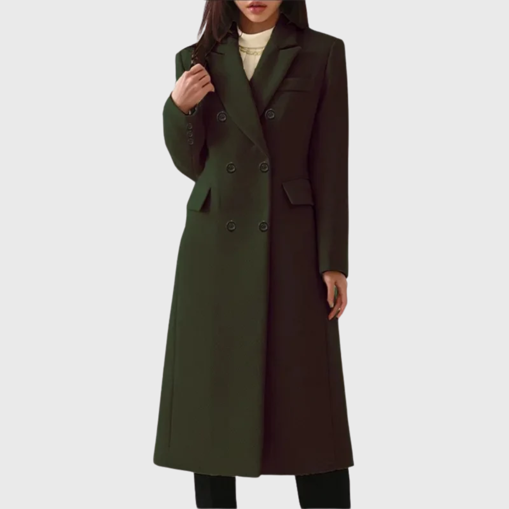 Dark Green coat - Elma Boutique