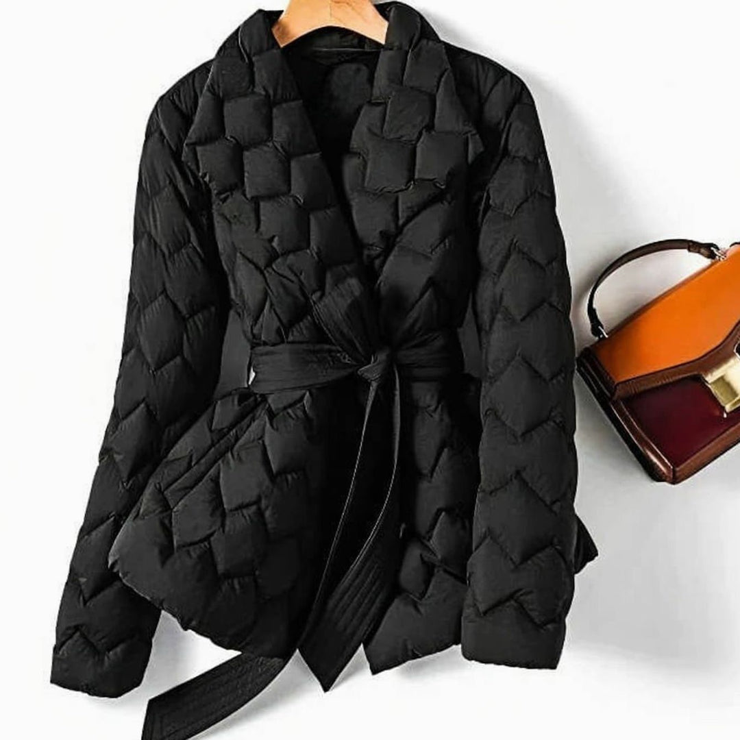 Black puffer jacket - Elma Boutique