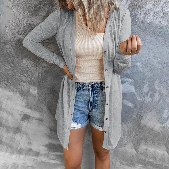 Gray cardigan - Elma Boutique