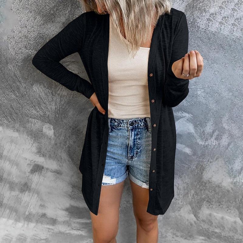 Black cardigan - Elma Boutique