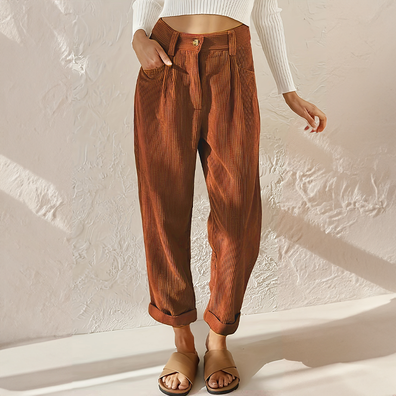 Brown trousers - Elma Boutique