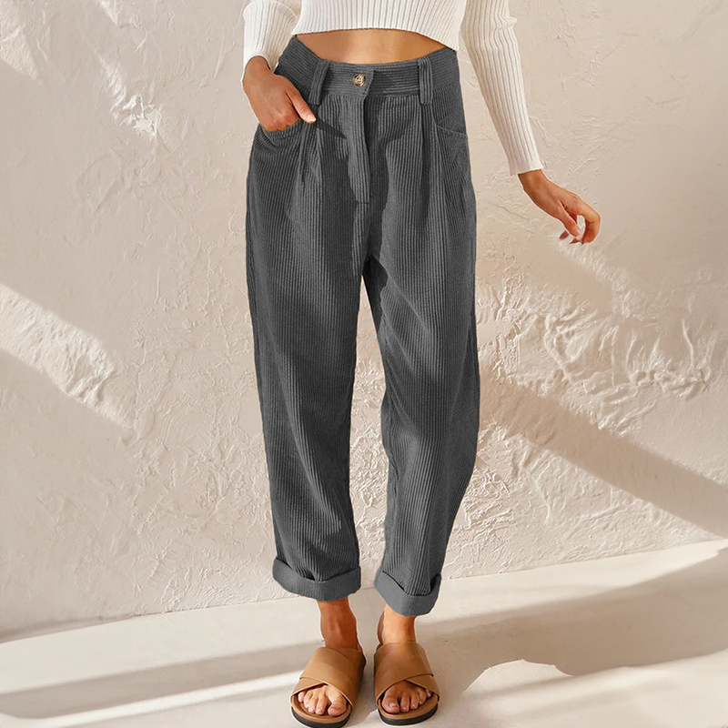 Gray trousers - Elma Boutique