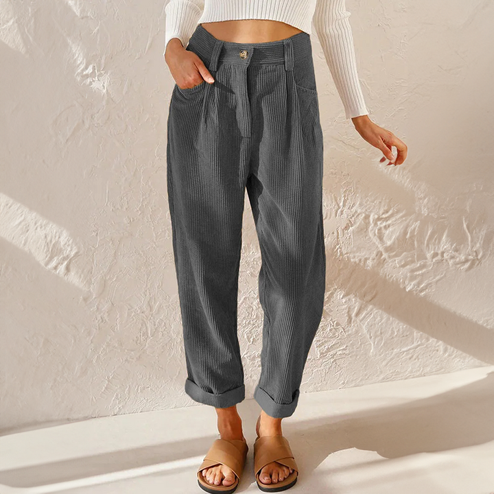 Gray trousers - Elma Boutique