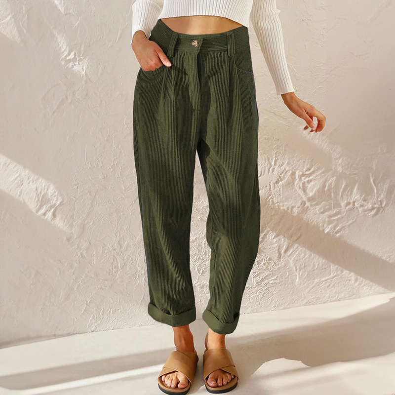 Green trousers - Elma Boutique