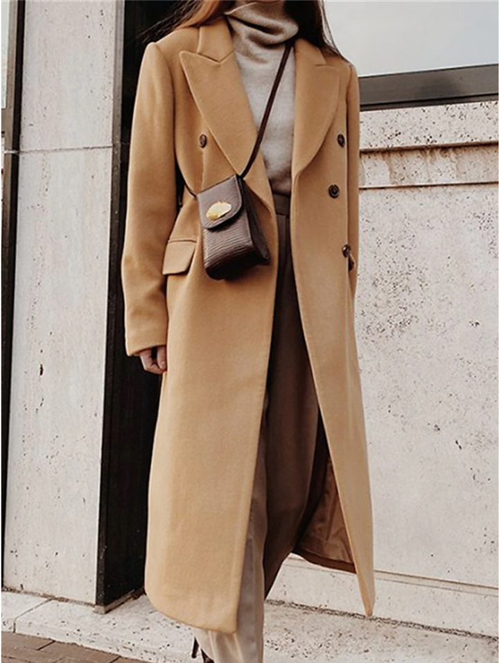 Khaki coat - Elma Boutique