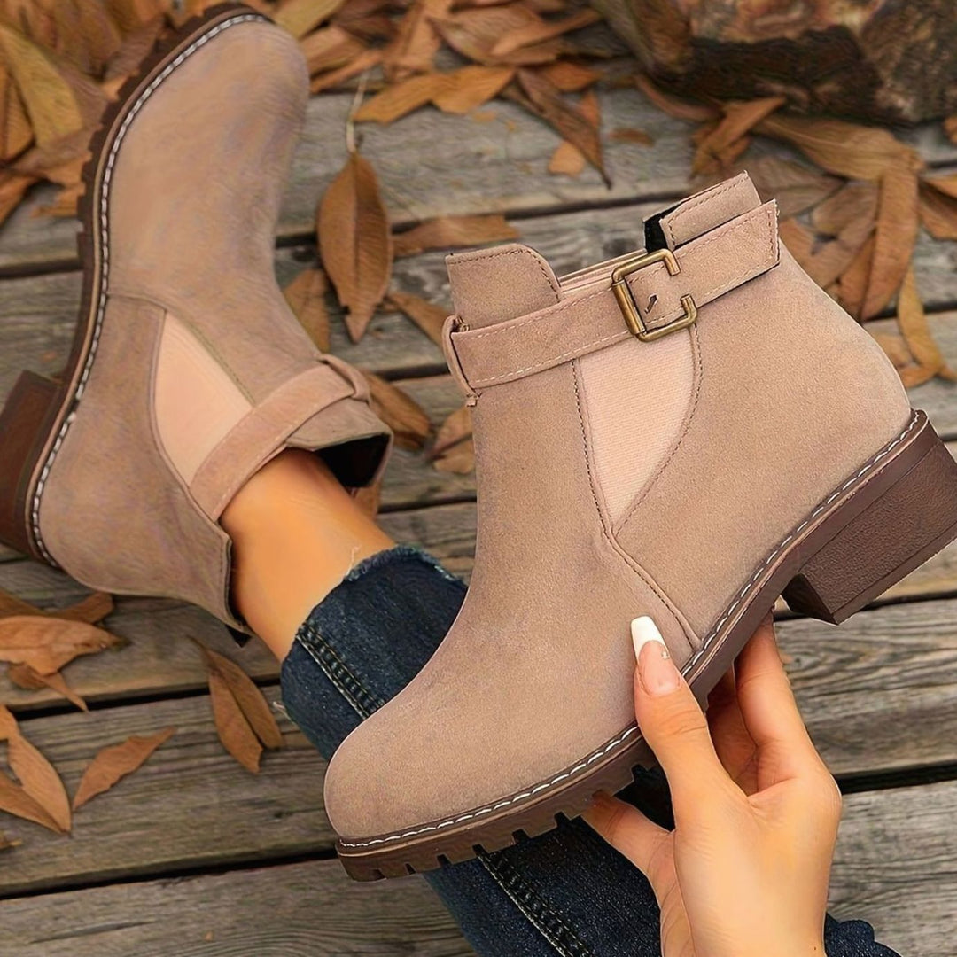 Pink ankle boots - Elma Boutique