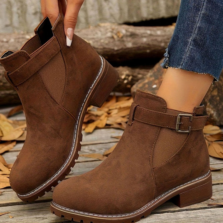 Brown ankle boots - Elma Boutique