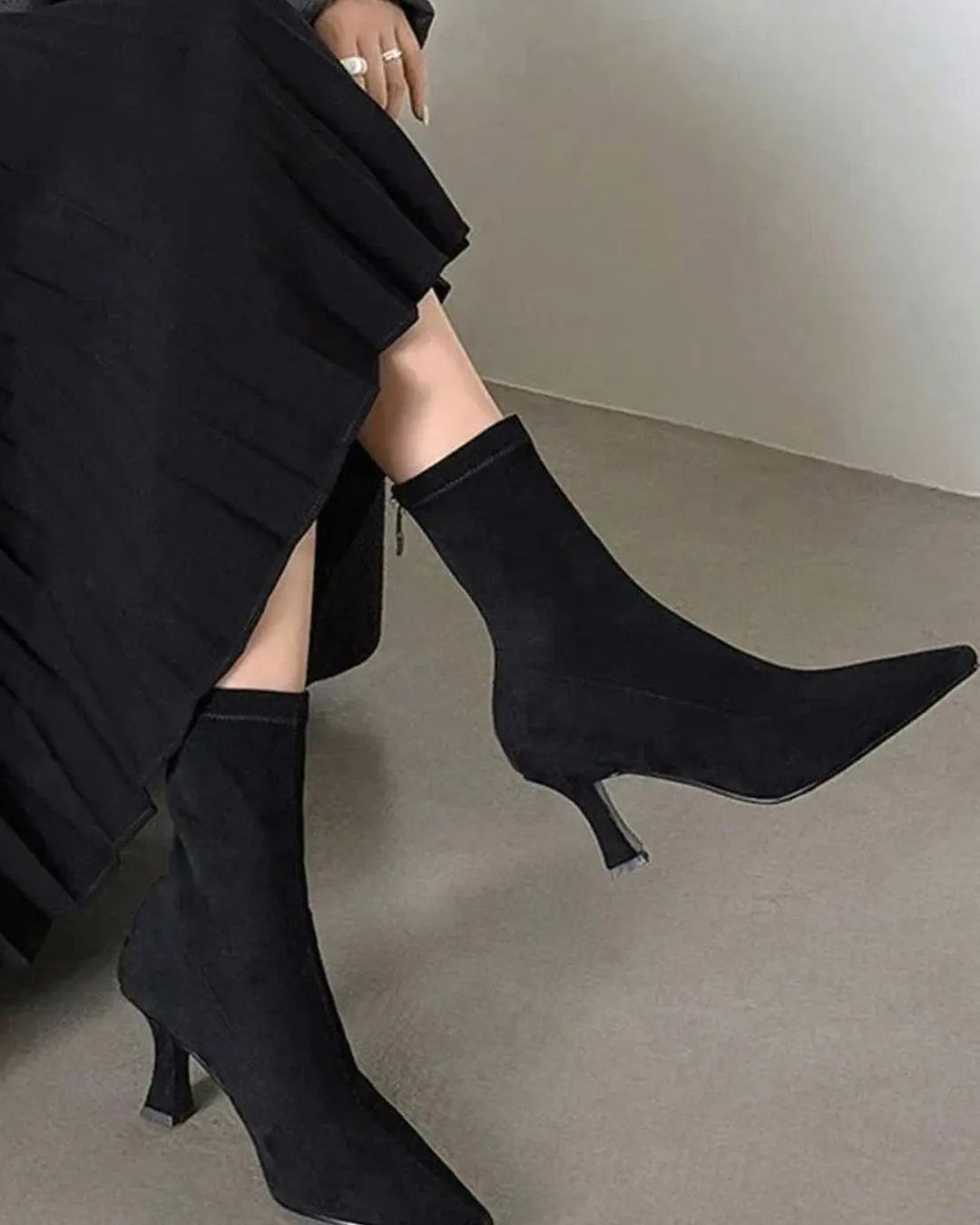 Black Ankle Boots - Elma Boutique
