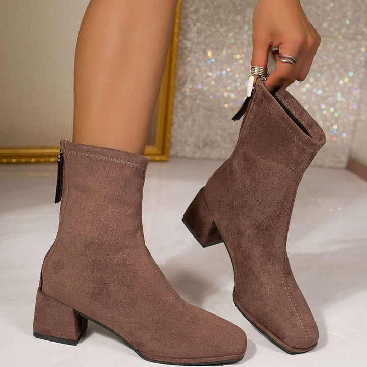Brown ankle boots - Elma Boutique