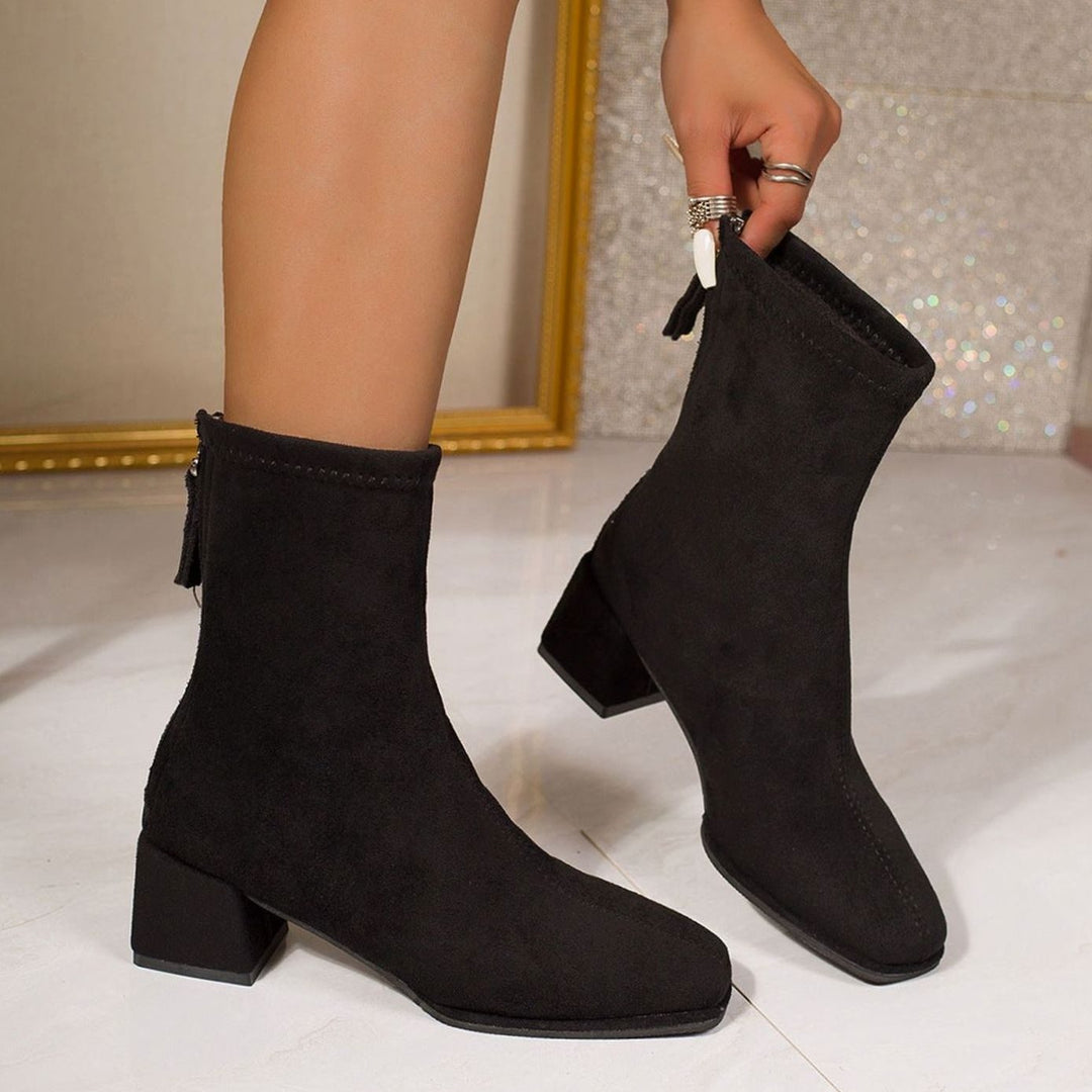 Black ankle boots - Elma Boutique