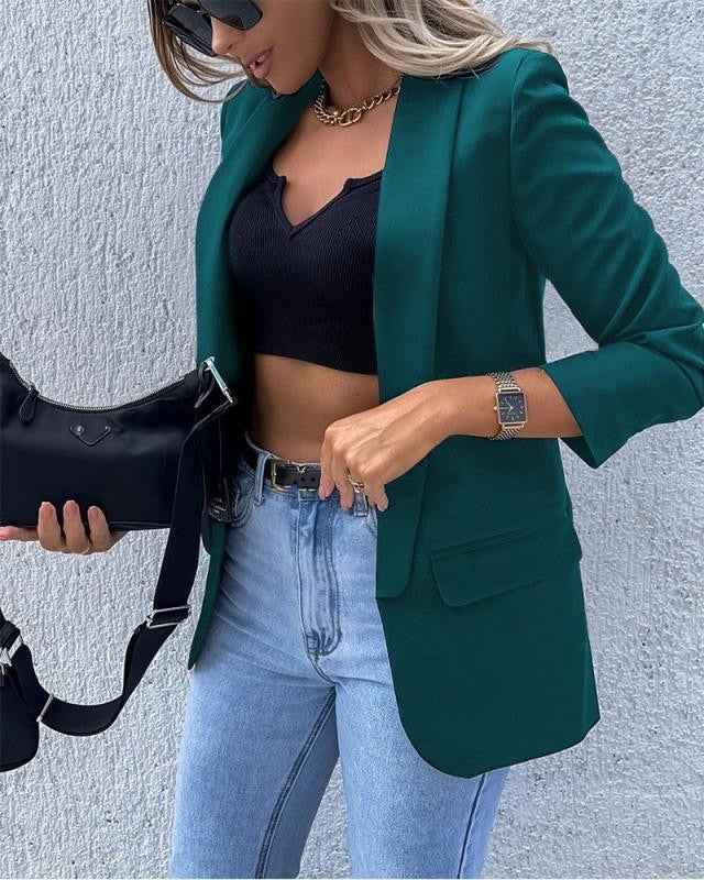 Green blazer - Elma Boutique