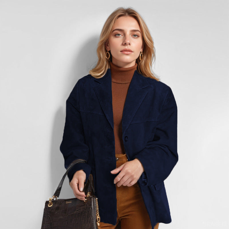 Dark Blue blazer - Elma Boutique