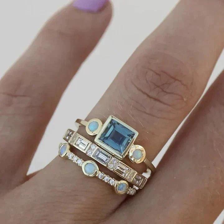 Vintage Crystal Statement Ring