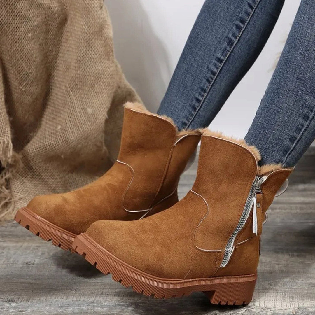 Brown ankle boots - Elma Boutique