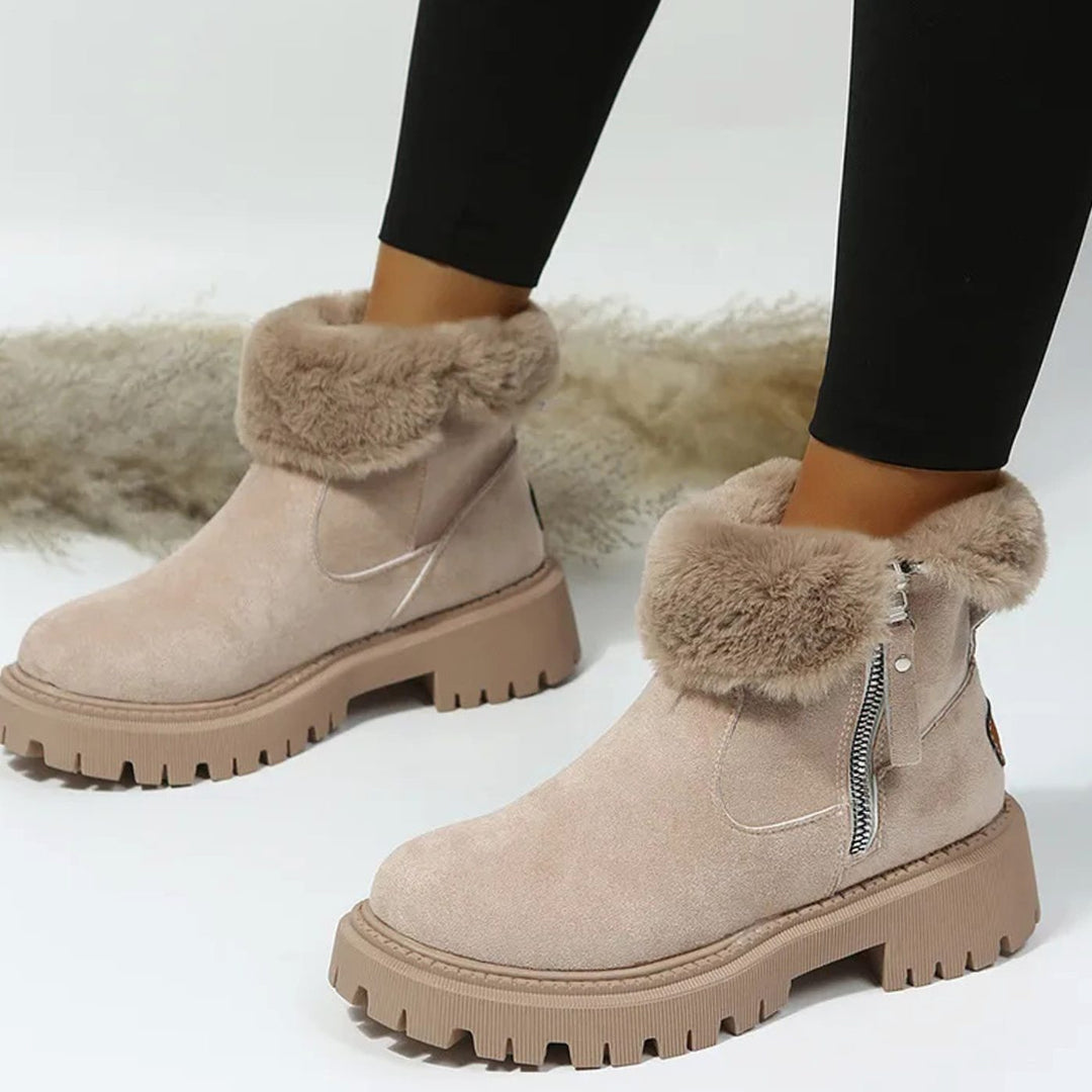 Khaki ankle boots - Elma Boutique