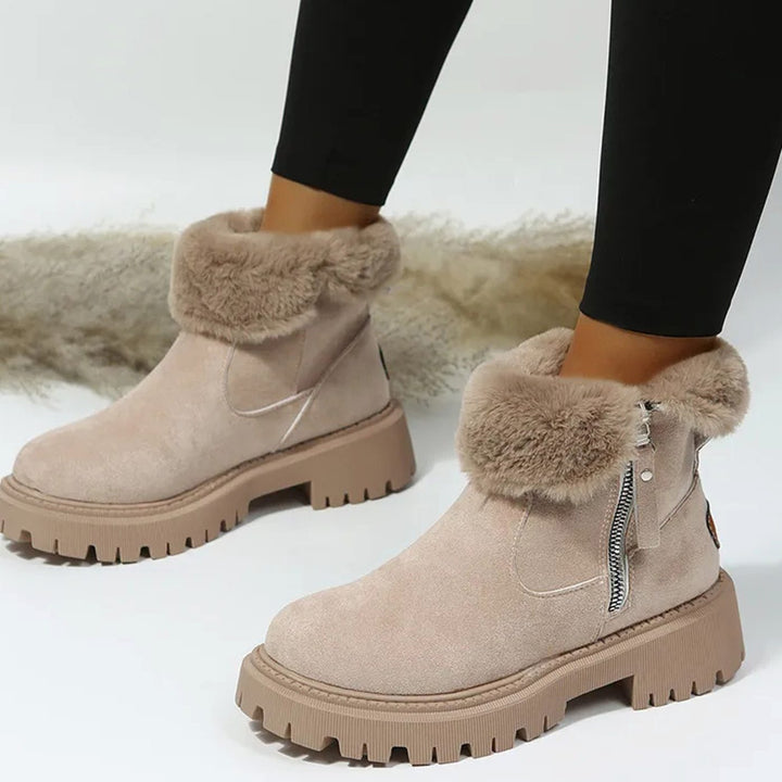 Khaki ankle boots - Elma Boutique