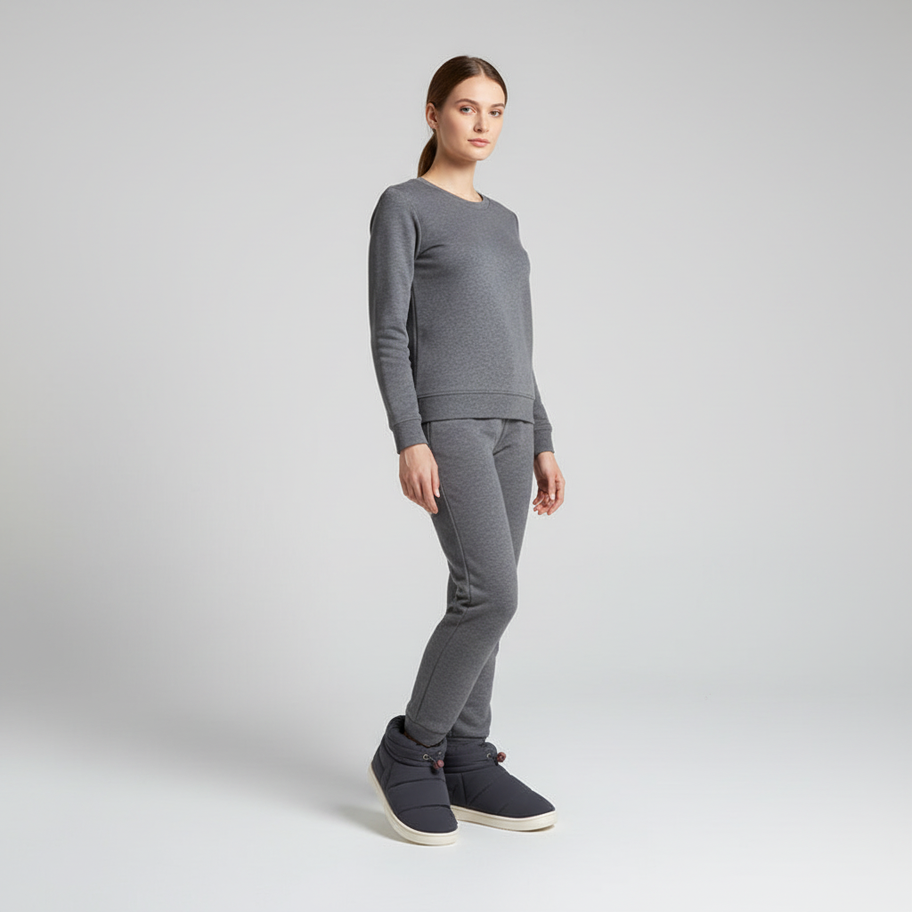 Dark Gray snow boots - Elma Boutique