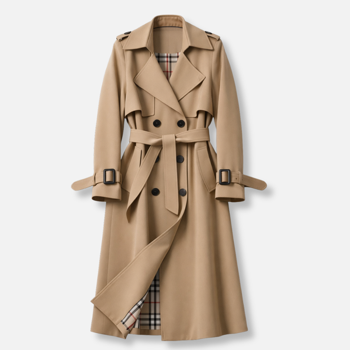 Trench coat detail - Elma Boutique
