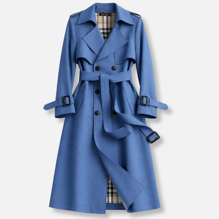 Blue trench coat - Elma Boutique