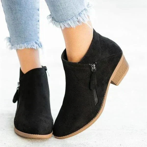 Black Ankle Boots - Elma Boutique