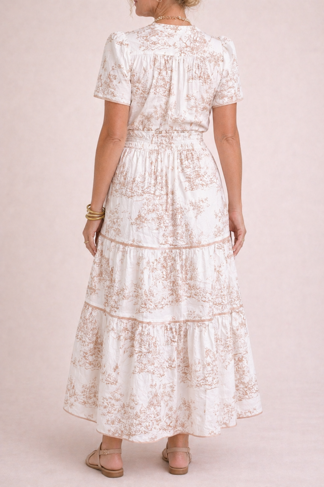 Womens Maxi Dress With Smocked Waist