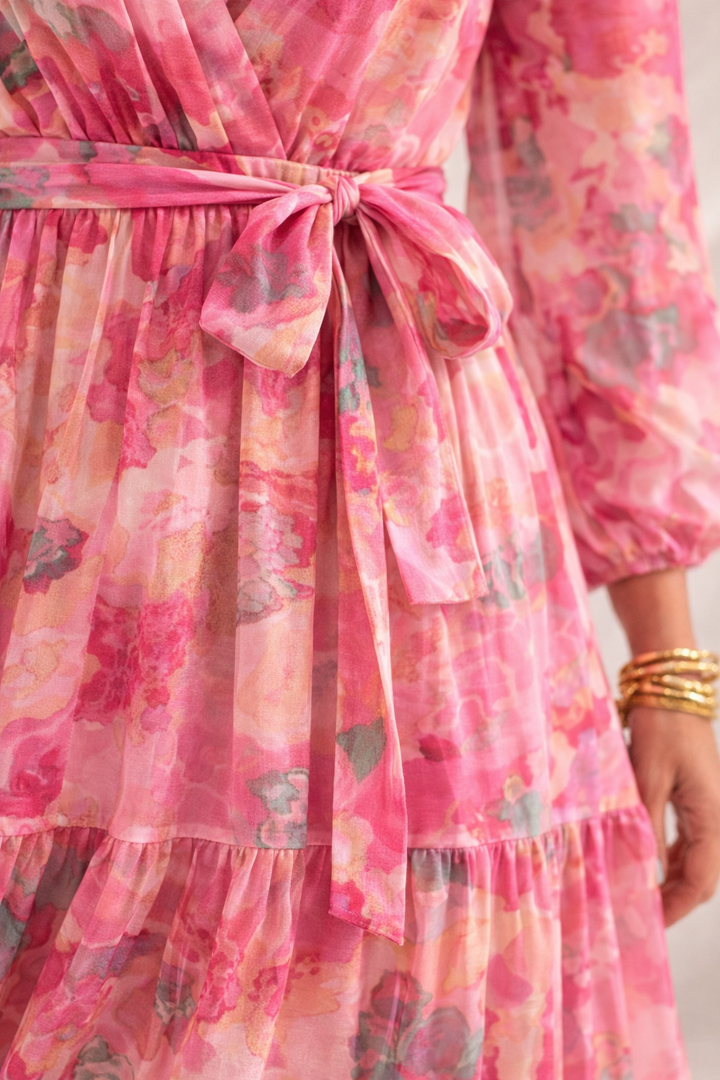 Floral Flowing Maxi Dress Wedding