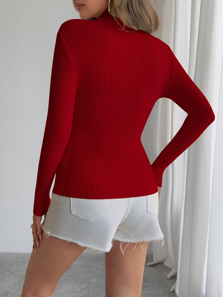 Burgundy Top - Elma Boutique