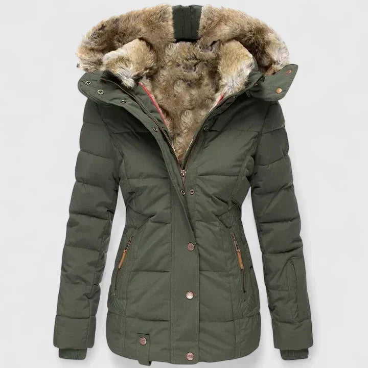 Green coat - Elma Boutique