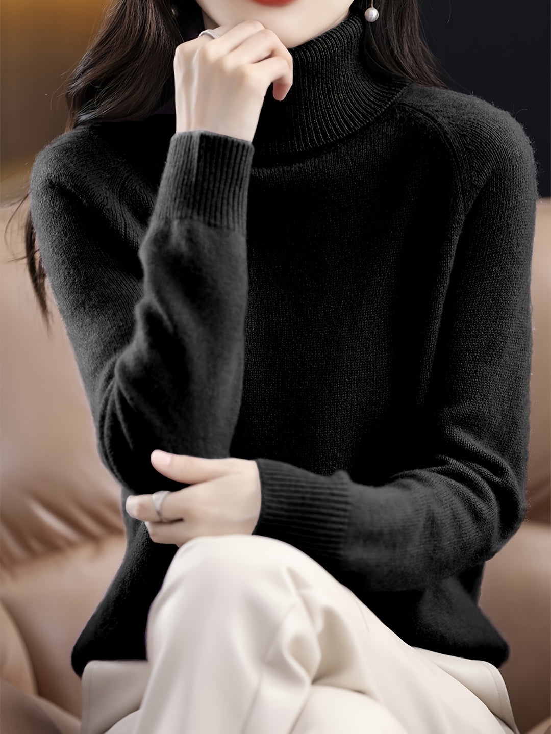 Black Sweater - Elma Boutique